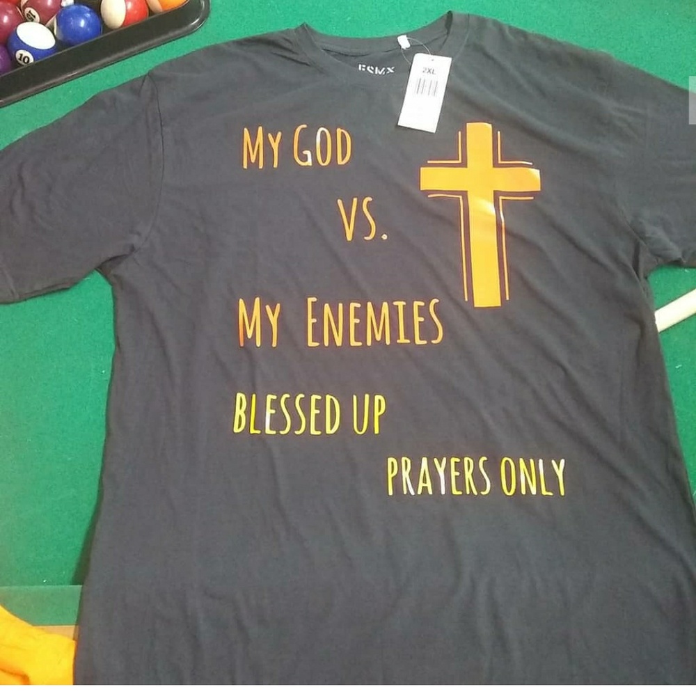 My God vs My Enemies custom tshirt